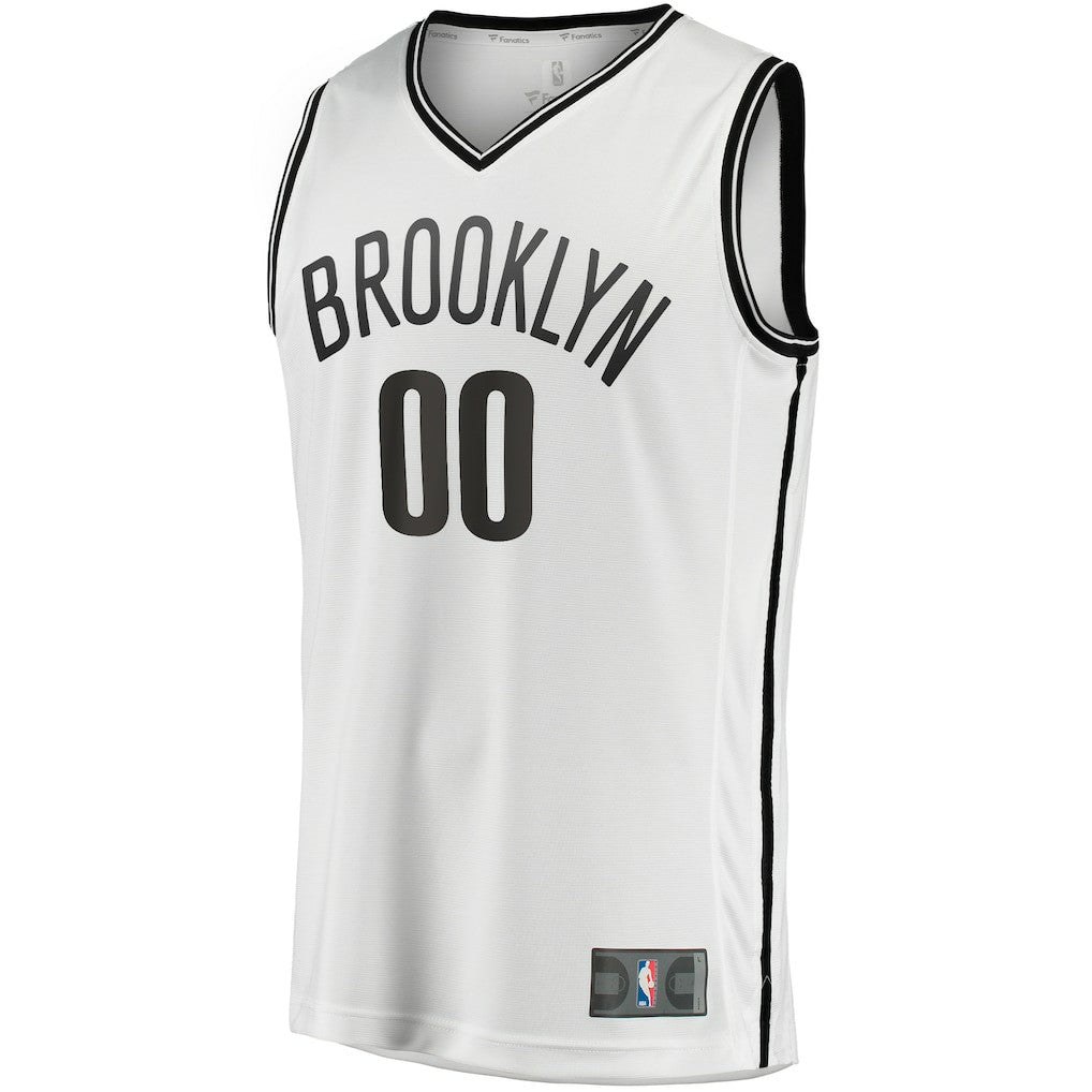 Brooklyn Nets Fast Break Custom Replica Jersey Association Edition White - NBA