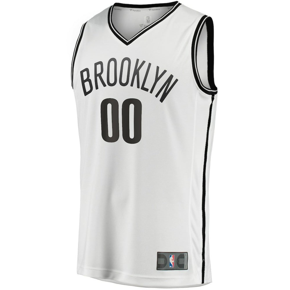 Brooklyn Nets Fast Break Custom Replica Jersey Association Edition White - NBA