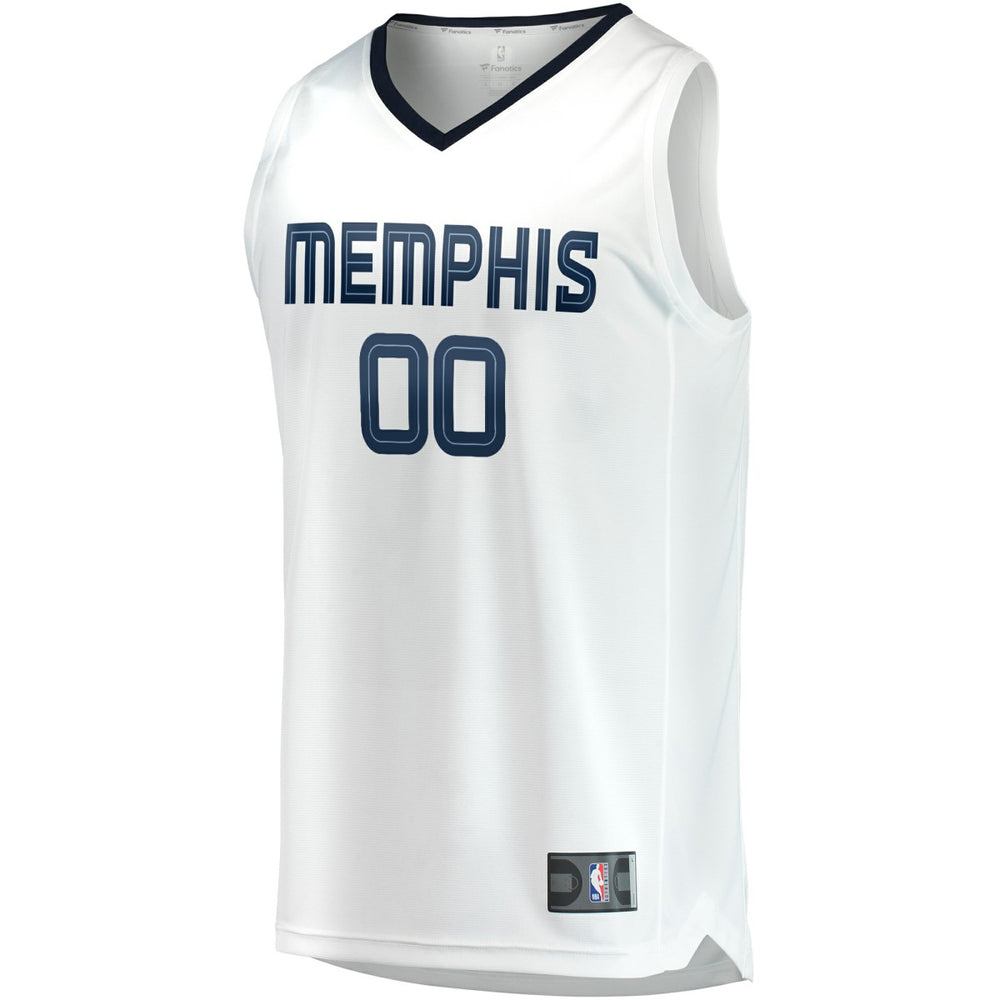 Memphis Grizzlies Fast Break Custom Replica Jersey Association Edition White - NBA