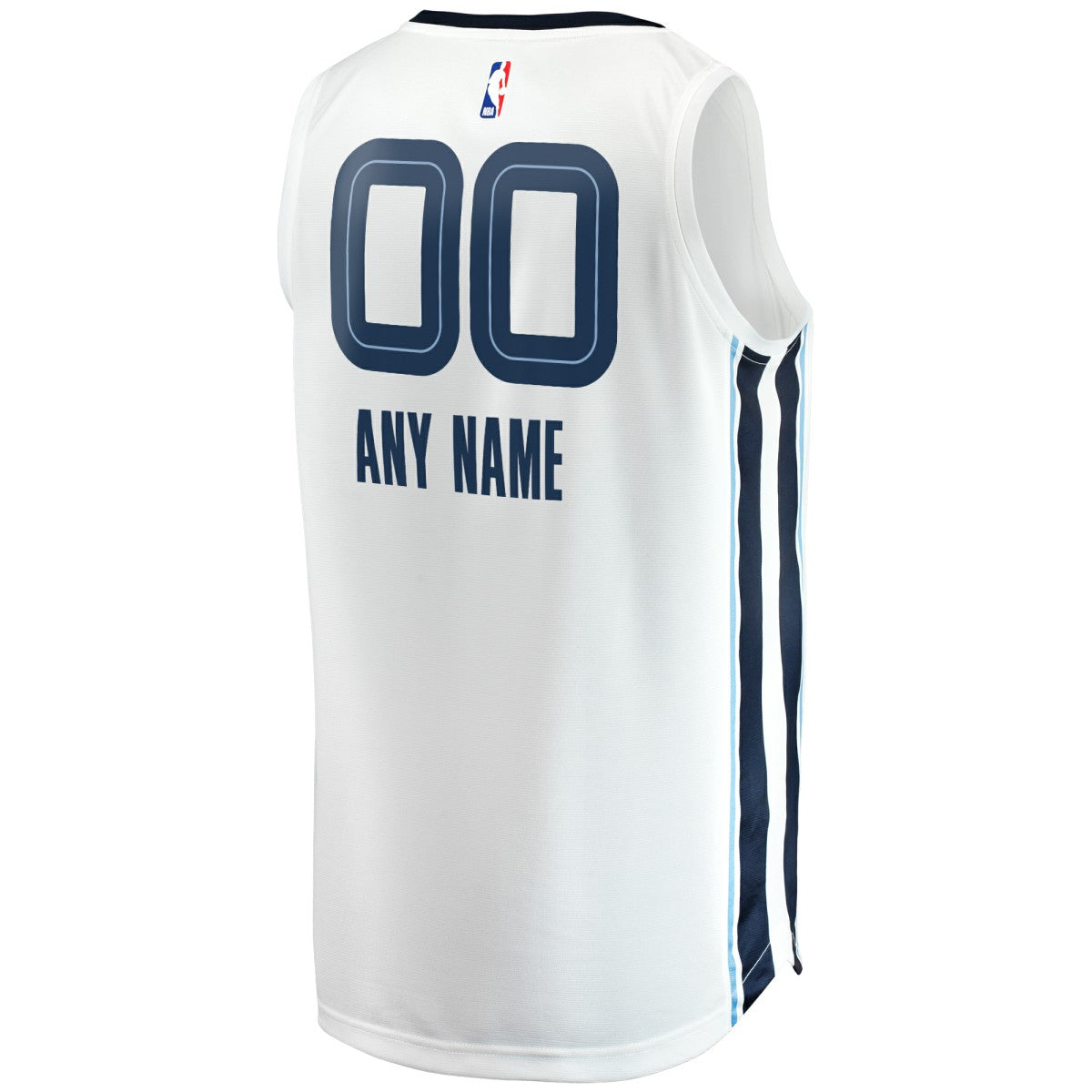 Memphis Grizzlies Fast Break Custom Replica Jersey Association Edition White - NBA