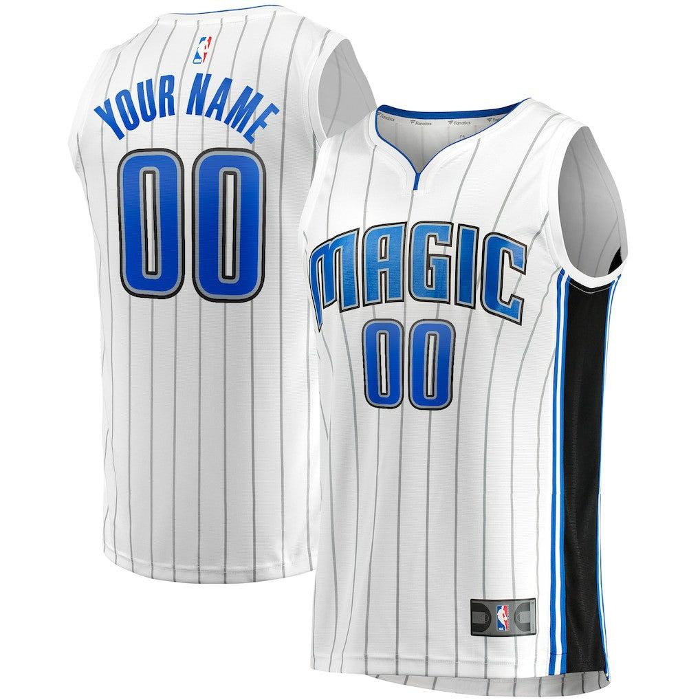 Orlando Magic Fast Break Custom Replica Jersey Association Edition White - NBA