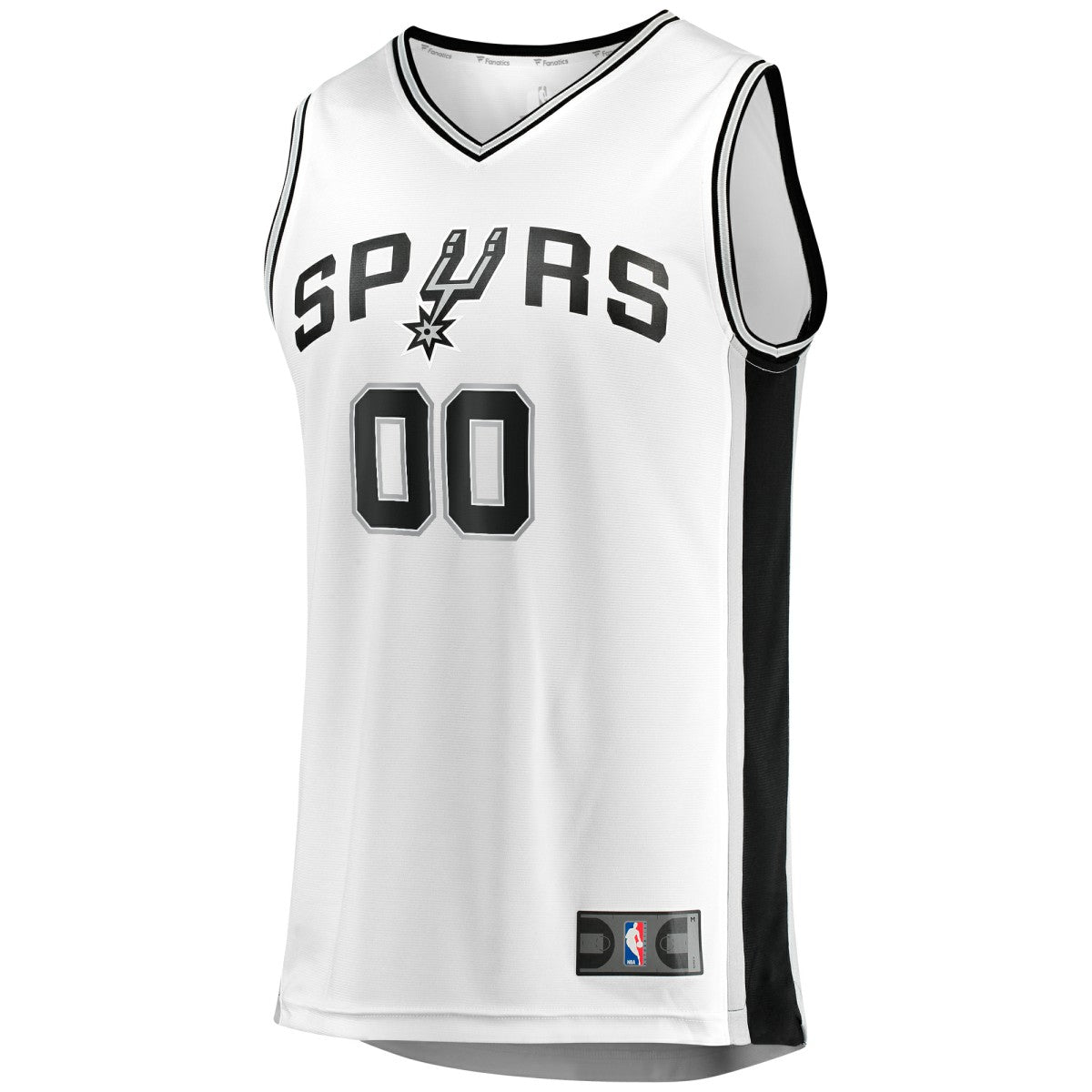 San Antonio Spurs Fast Break Custom Replica Jersey Association Edition White - NBA