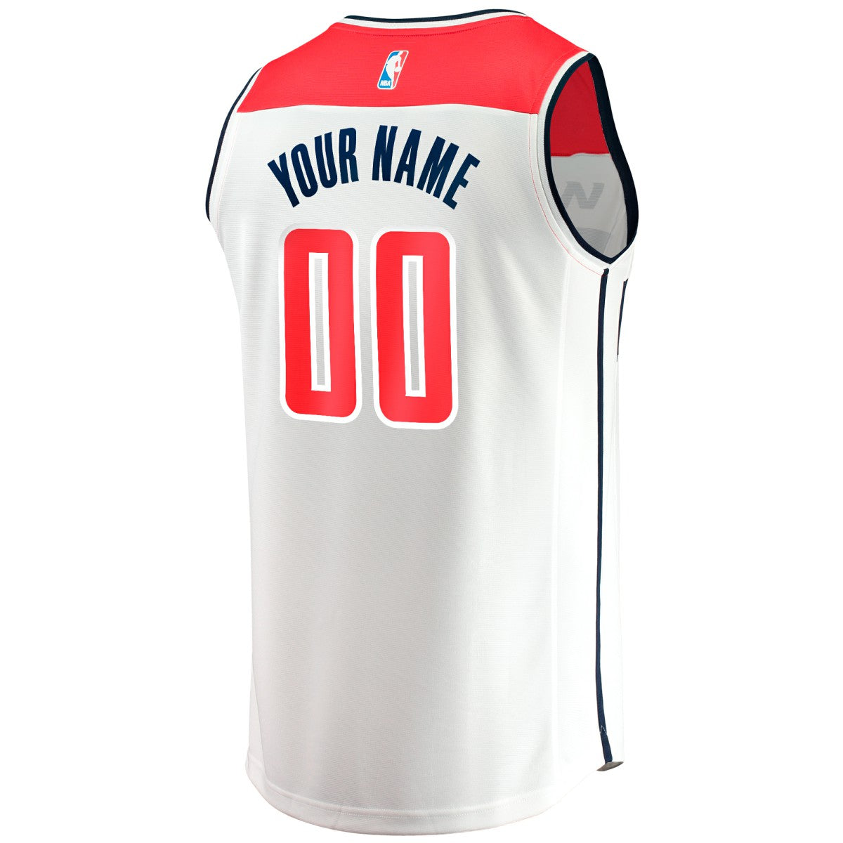 Washington Wizards Fast Break Custom Replica Jersey Association Edition White - NBA