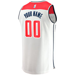 Washington Wizards Fast Break Custom Replica Jersey Association Edition White - NBA