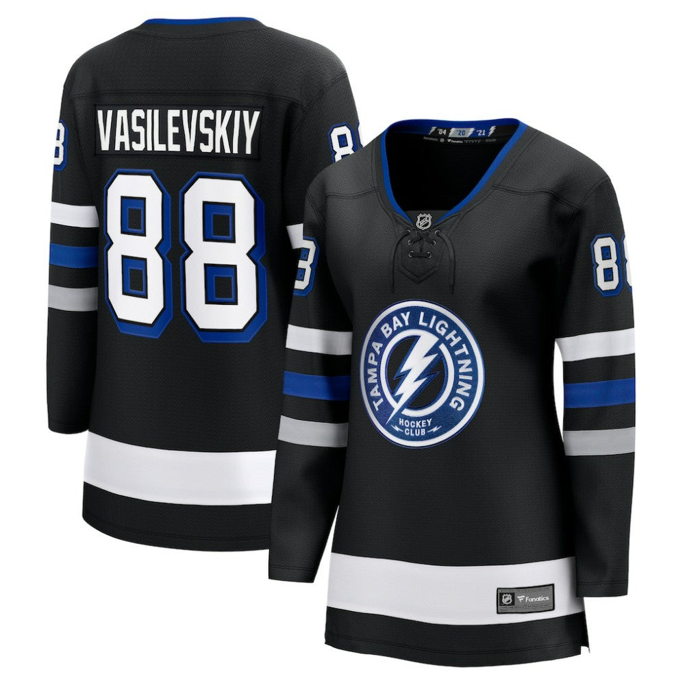 Andrei Vasilevskiy Tampa Bay Lightning Fanatics Women's Breakaway Jersey - Black - NHL