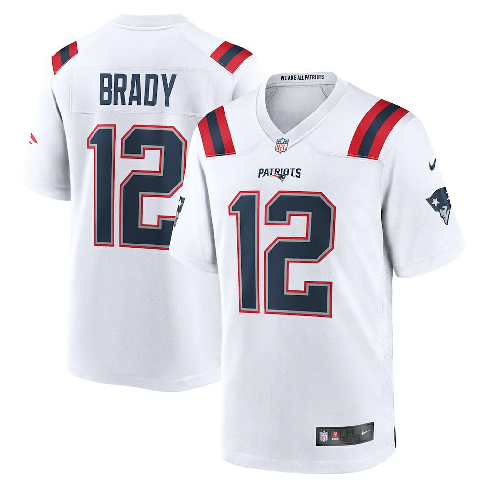 Tom Brady New England Patriots Retired Game Jersey White | Nike for Sale