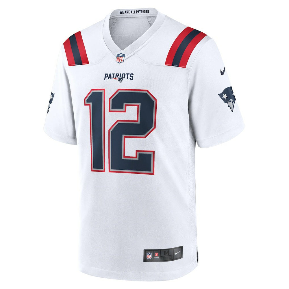 Tom Brady New England Patriots Retired Game Jersey White | Nike for Sale