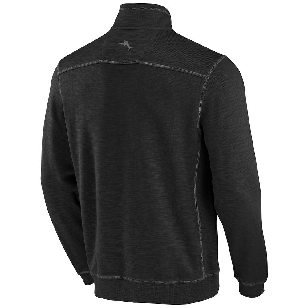 Cleveland Browns Big & Tall Tobago Bay Half-Zip Sweatshirt Black | Tommy Bahama