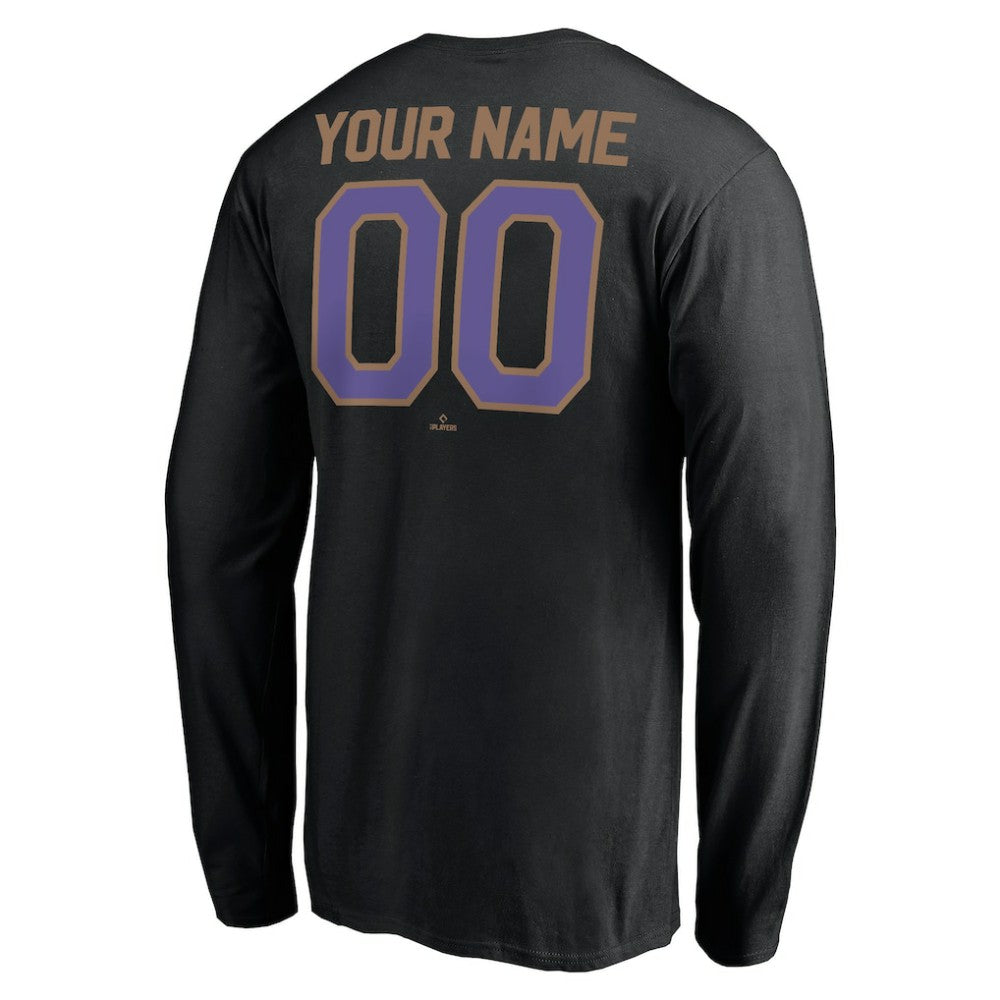 Arizona Diamondbacks Personalized Cooperstown Collection Winning Streak Long Sleeve T-Shirt - MLB