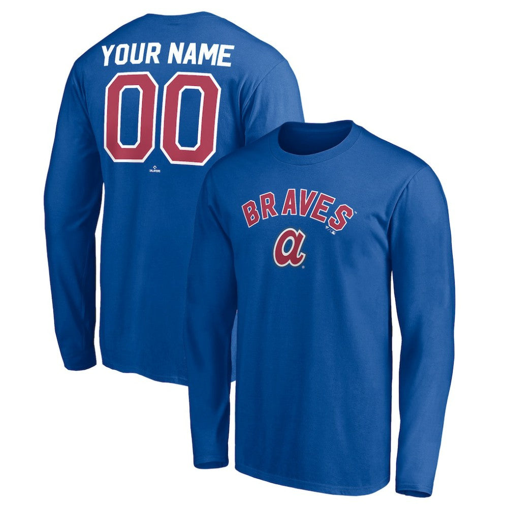 Atlanta Braves Personalized Cooperstown Collection Winning Streak Long Sleeve T-Shirt - MLB