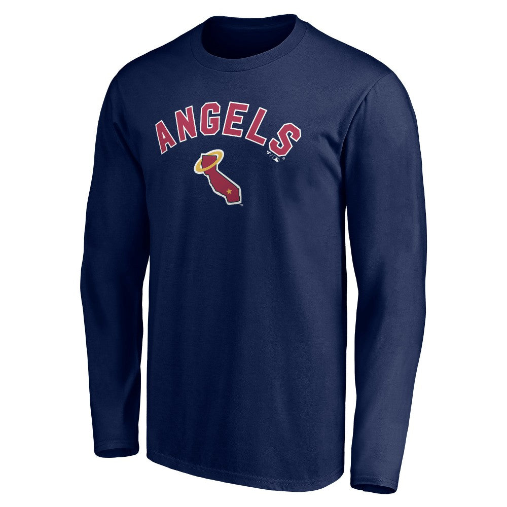 California Angels Personalized Cooperstown Collection Winning Streak Long Sleeve T-Shirt - MLB
