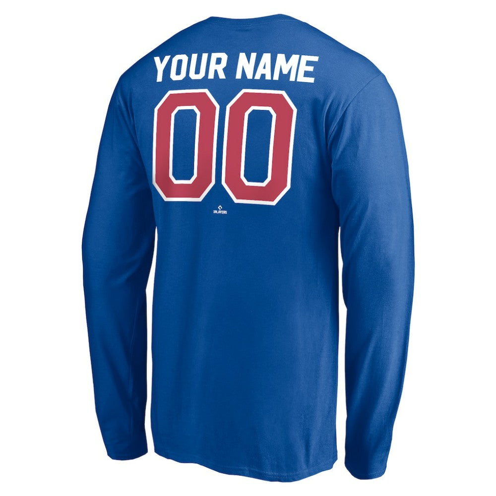 Chicago Cubs Personalized Cooperstown Collection Winning Streak Long Sleeve T-Shirt - MLB
