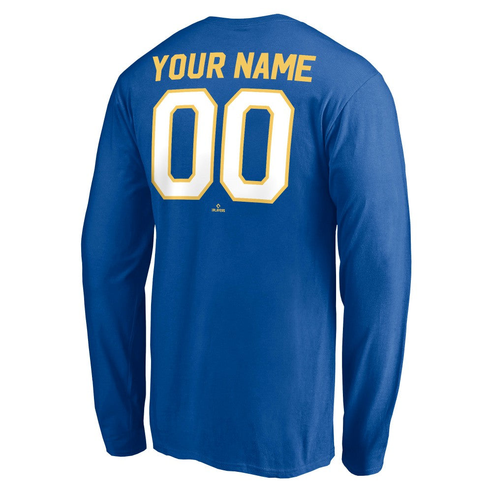 Milwaukee Brewers Personalized Cooperstown Collection Winning Streak Long Sleeve T-Shirt - MLB