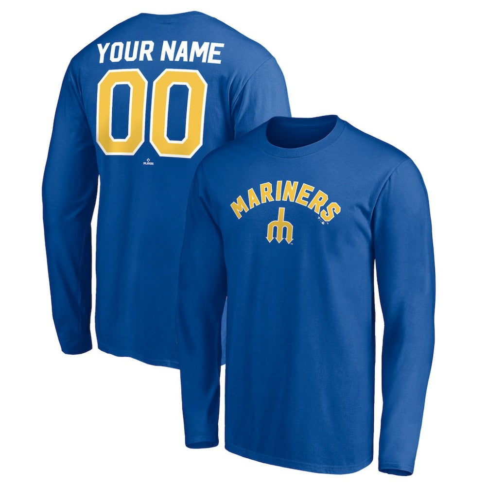 Seattle Mariners Personalized Cooperstown Collection Winning Streak Long Sleeve T-Shirt - MLB
