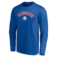 Texas Rangers Personalized Cooperstown Collection Winning Streak Long Sleeve T-Shirt - MLB