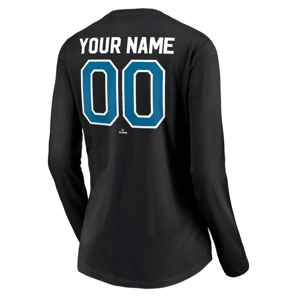Tampa Bay Rays Women's Cooperstown Collection Personalized Winning Streak Long Sleeve V-Neck T-Shirt - MLB