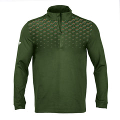 Minnesota Wild Levelwear NHL x PGA Scout Midlayer Quarter-Zip Pullover Top - Hunter Green - NHL