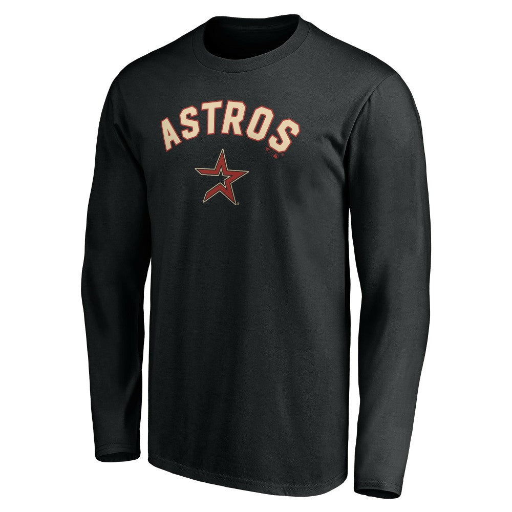 Houston Astros Personalized Cooperstown Collection Alternate Winning Streak Long Sleeve T-Shirt - MLB