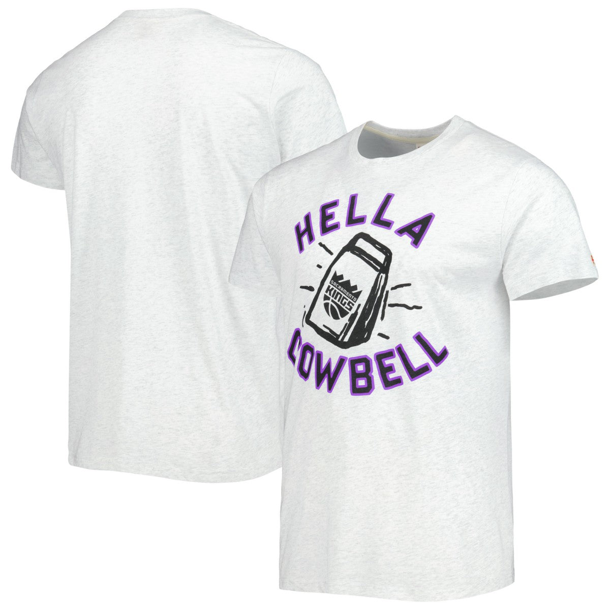 Sacramento Kings Homage Unisex Hometown Hyper Local Tri-Blend T-Shirt Ash - NBA