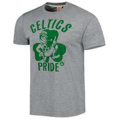 Boston Celtics Homage Unisex Hometown Hyper Local Tri-Blend T-Shirt Heather Gray - NBA
