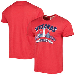 Washington Wizards Homage Unisex Hometown Hyper Local Tri-Blend T-Shirt Red - NBA