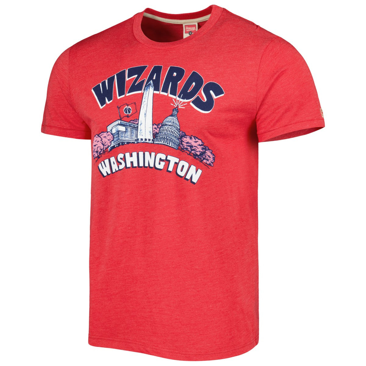 Washington Wizards Homage Unisex Hometown Hyper Local Tri-Blend T-Shirt Red - NBA