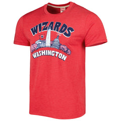 Washington Wizards Homage Unisex Hometown Hyper Local Tri-Blend T-Shirt Red - NBA