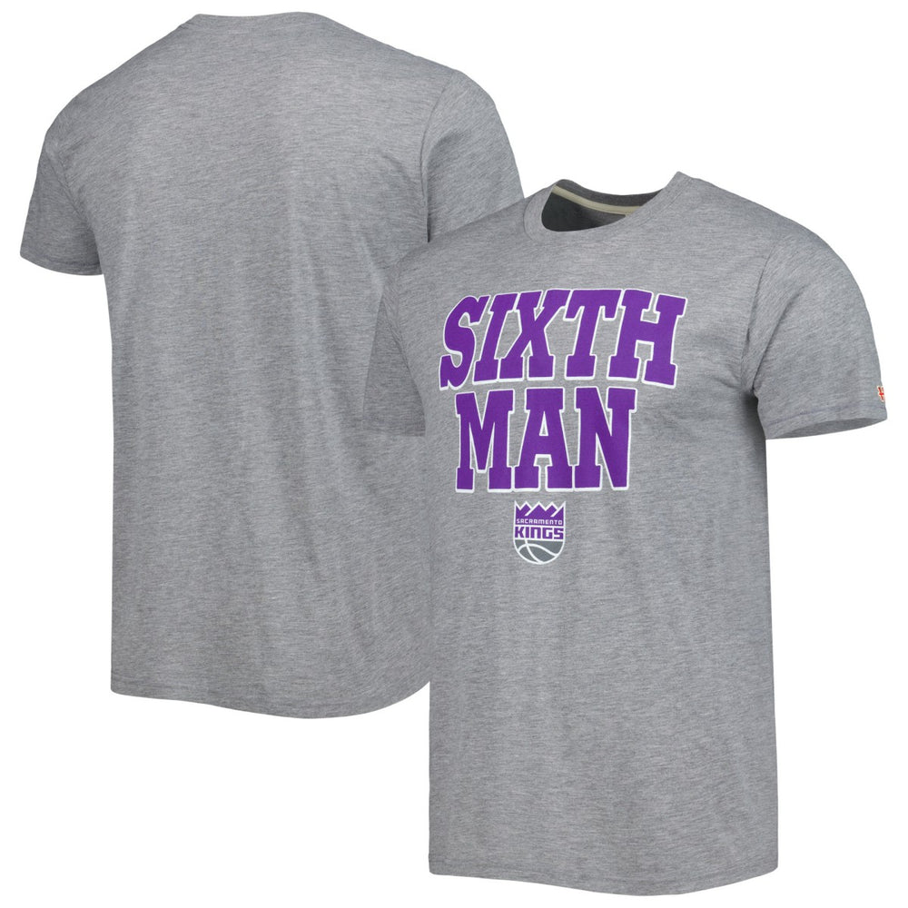 Sacramento Kings Homage Unisex Hometown Hyper Local Tri-Blend T-Shirt Heather Gray - NBA