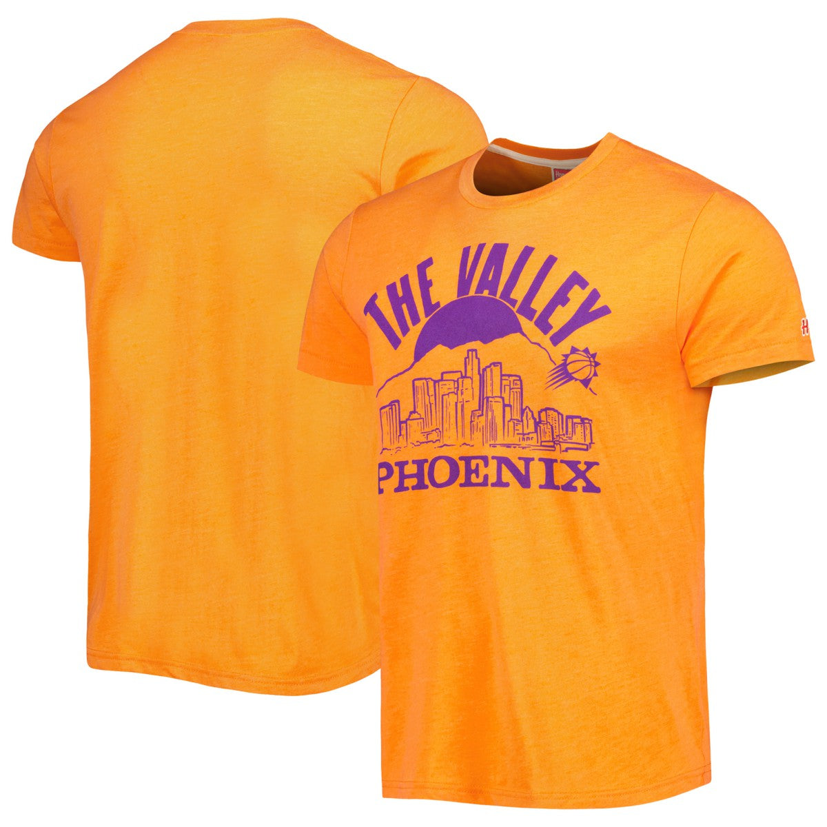 Phoenix Suns Homage Unisex Hometown Hyper Local Tri-Blend T-Shirt Orange - NBA