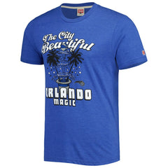 Orlando Magic Homage Unisex Hometown Hyper Local Tri-Blend T-Shirt Royal - NBA
