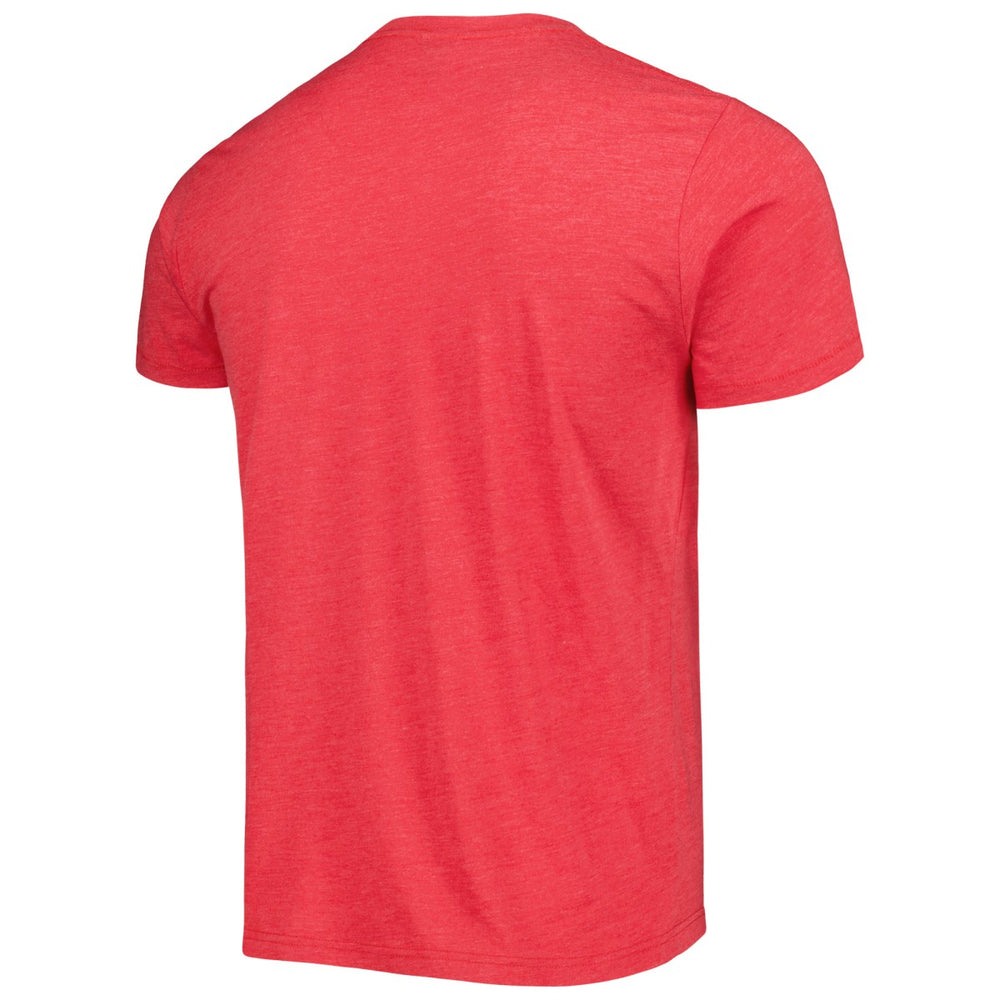 LA Clippers Homage Unisex Team Mascot Tri-Blend T-Shirt Red - NBA
