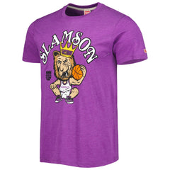 Sacramento Kings Homage Unisex Team Mascot Tri-Blend T-Shirt Purple - NBA