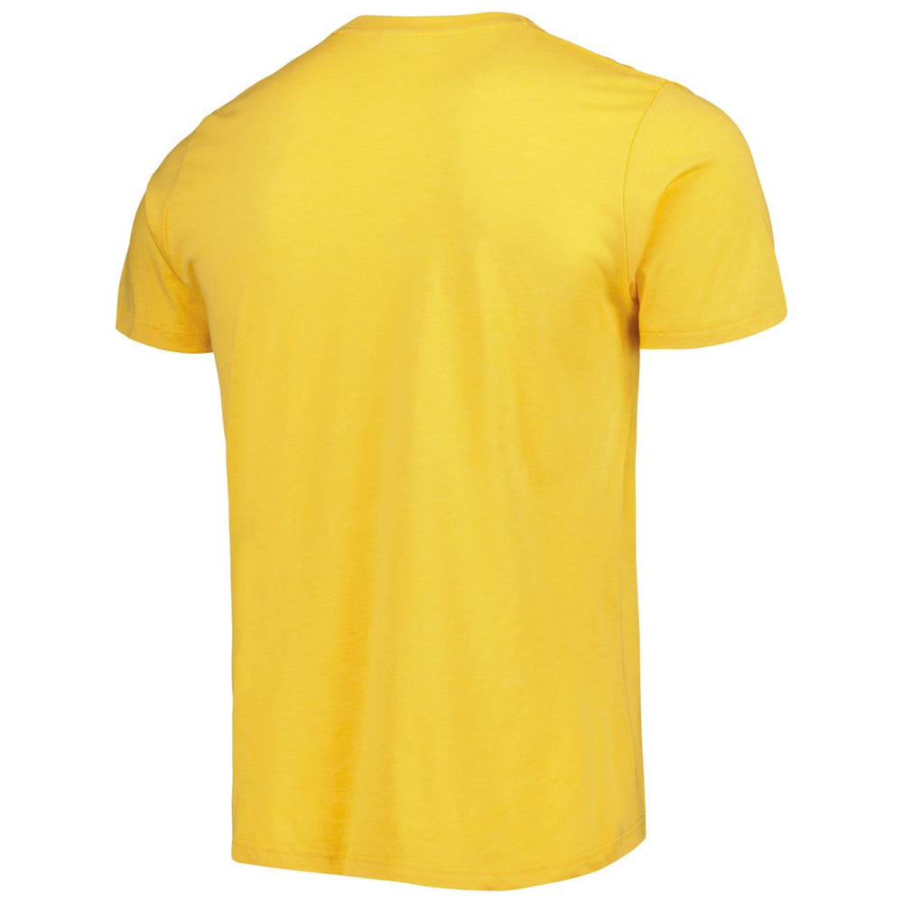 Utah Jazz Homage Unisex Team Mascot Tri-Blend T-Shirt Gold - NBA