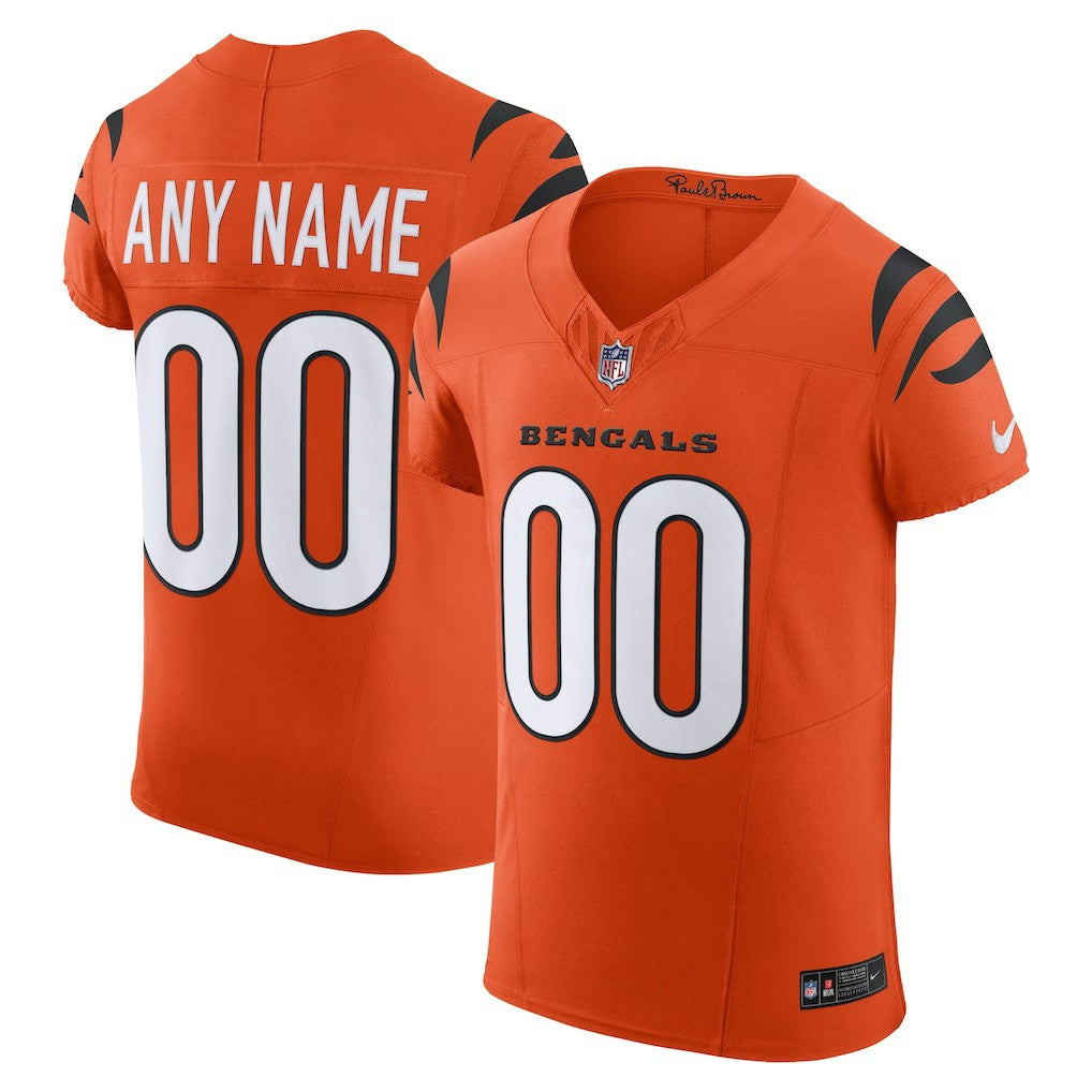 Cincinnati Bengals Alternate Vapor F.U.S.E. Elite Custom Jersey Men's Orange | Nike for Sale