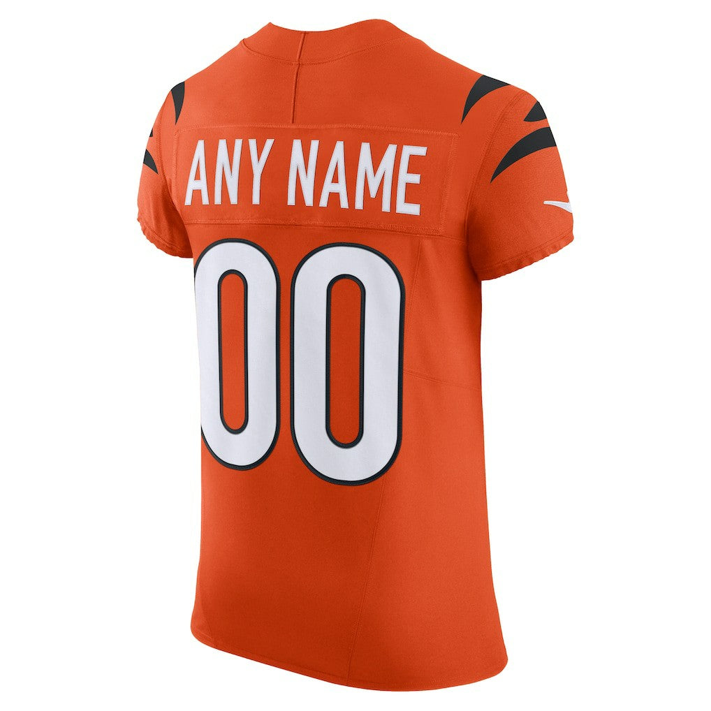 Cincinnati Bengals Alternate Vapor F.U.S.E. Elite Custom Jersey Men's Orange | Nike for Sale