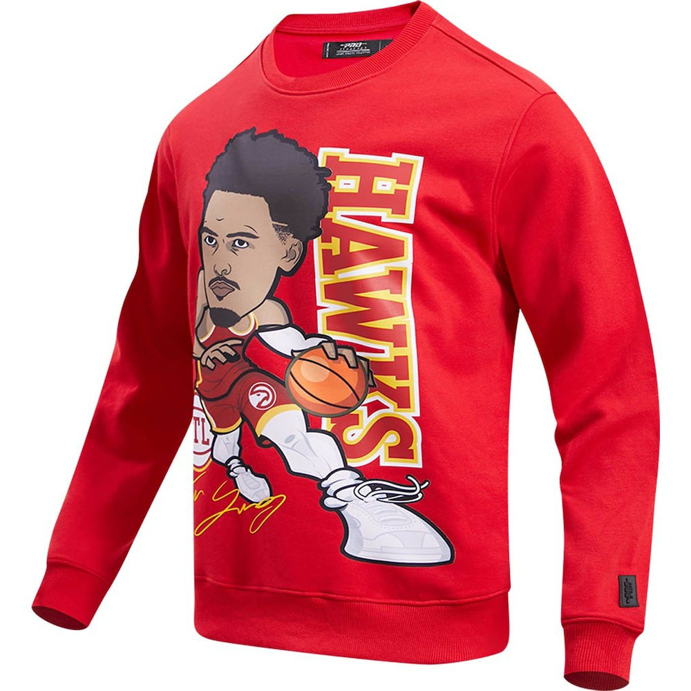 Trae Young Atlanta Hawks Pro Standard Avatar Pullover Sweatshirt Red - NBA