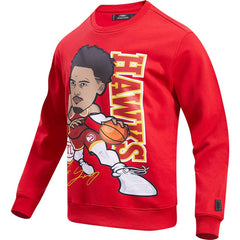 Trae Young Atlanta Hawks Pro Standard Avatar Pullover Sweatshirt Red - NBA