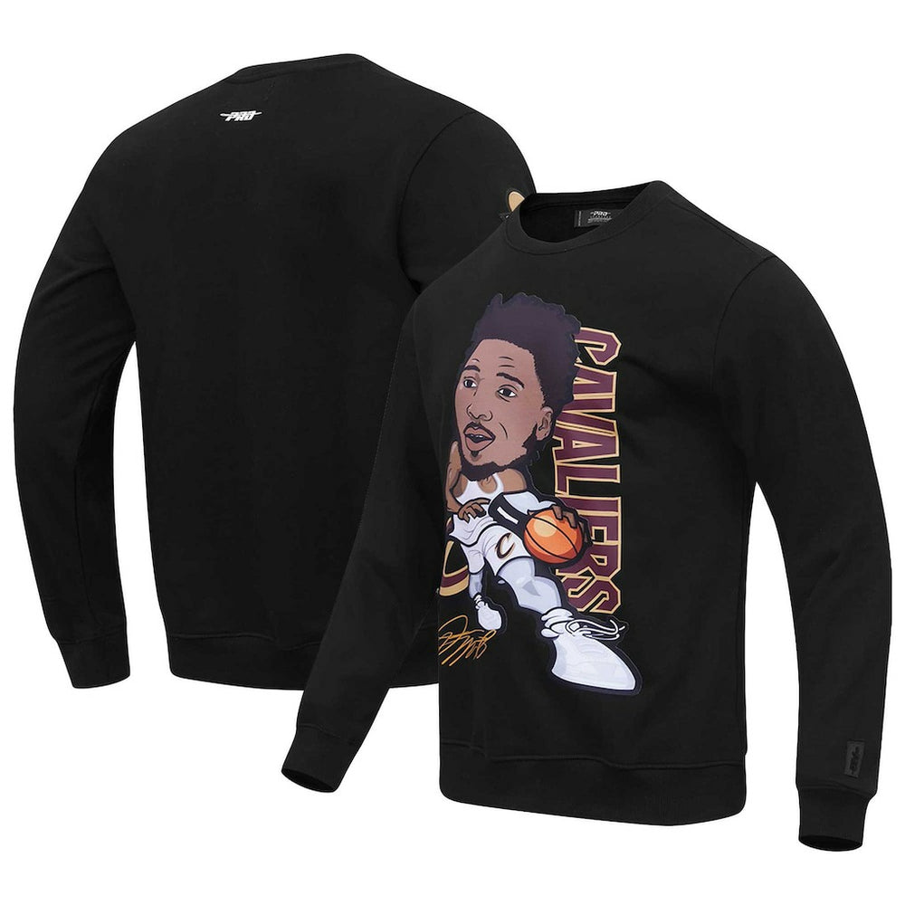 Donovan Mitchell Cleveland Cavaliers Pro Standard Avatar Pullover Sweatshirt Black - NBA