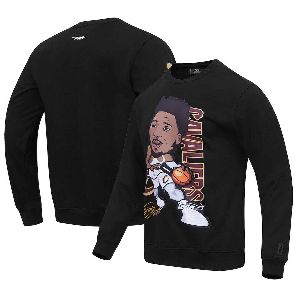 Donovan Mitchell Cleveland Cavaliers Pro Standard Avatar Pullover Sweatshirt Black - NBA