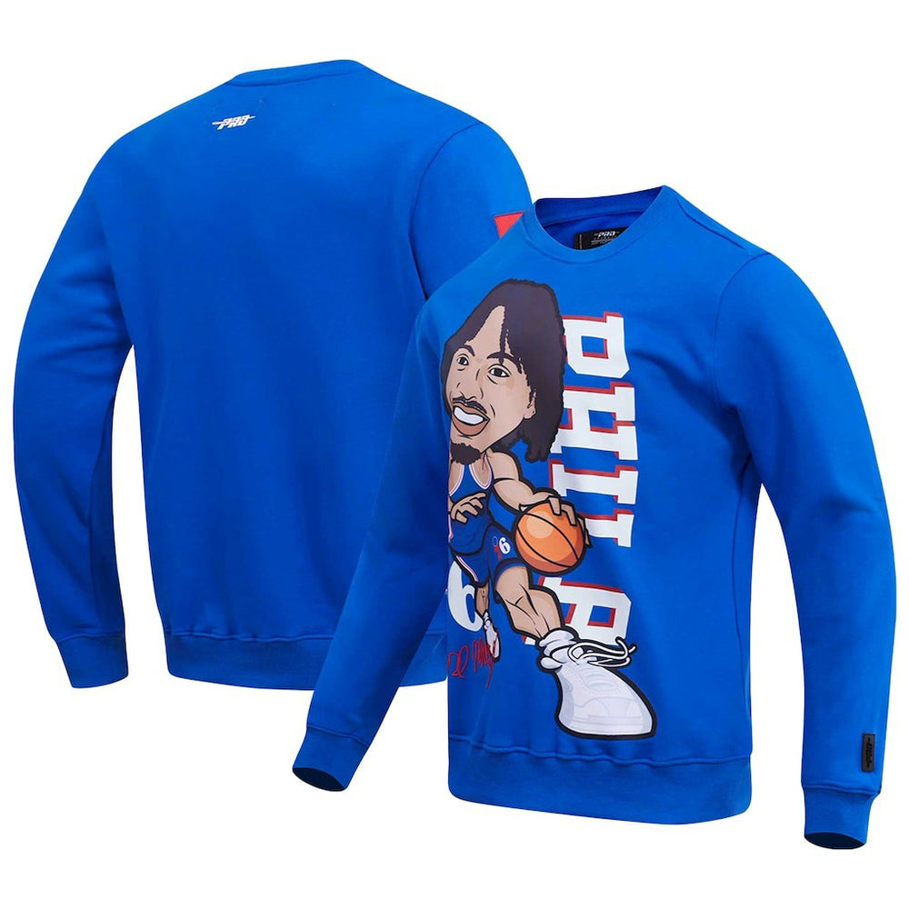 Tyrese Maxey Philadelphia 76ers Pro Standard Avatar Pullover Sweatshirt Royal - NBA