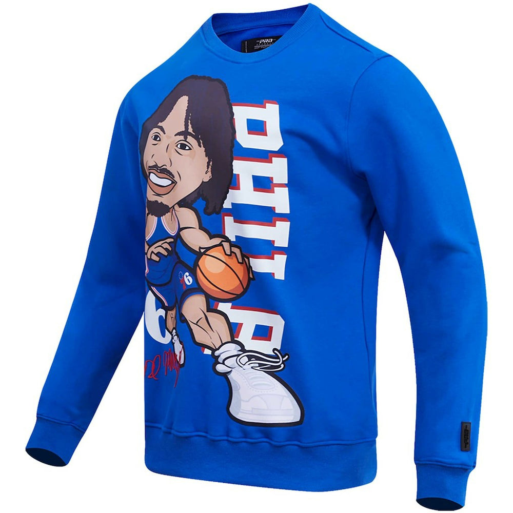 Tyrese Maxey Philadelphia 76ers Pro Standard Avatar Pullover Sweatshirt Royal - NBA