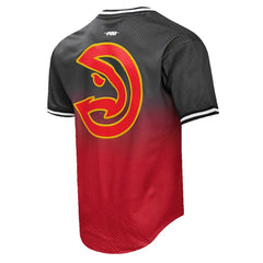 Trae Young Atlanta Hawks Post Ombre Name & Number T-Shirt Black/Red - NBA
