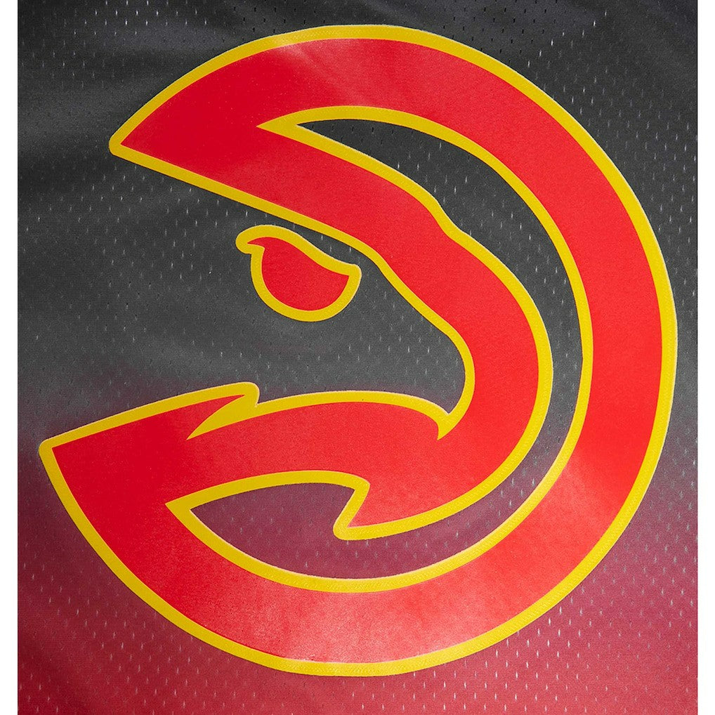 Trae Young Atlanta Hawks Post Ombre Name & Number T-Shirt Black/Red - NBA