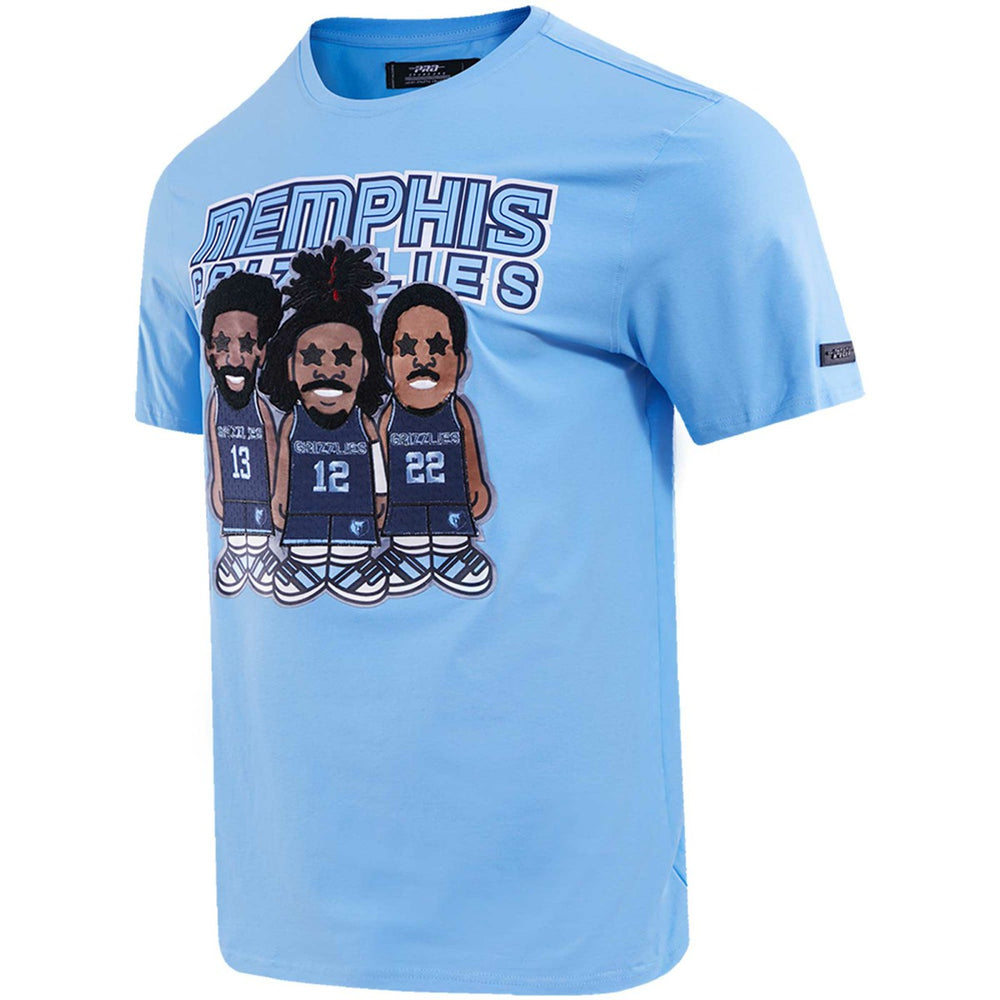 Jaren Jackson Jr., Ja Morant, Desmond Bane Memphis Grizzlies Pro Standard Multi Lineup T-Shirt Light Blue - NBA