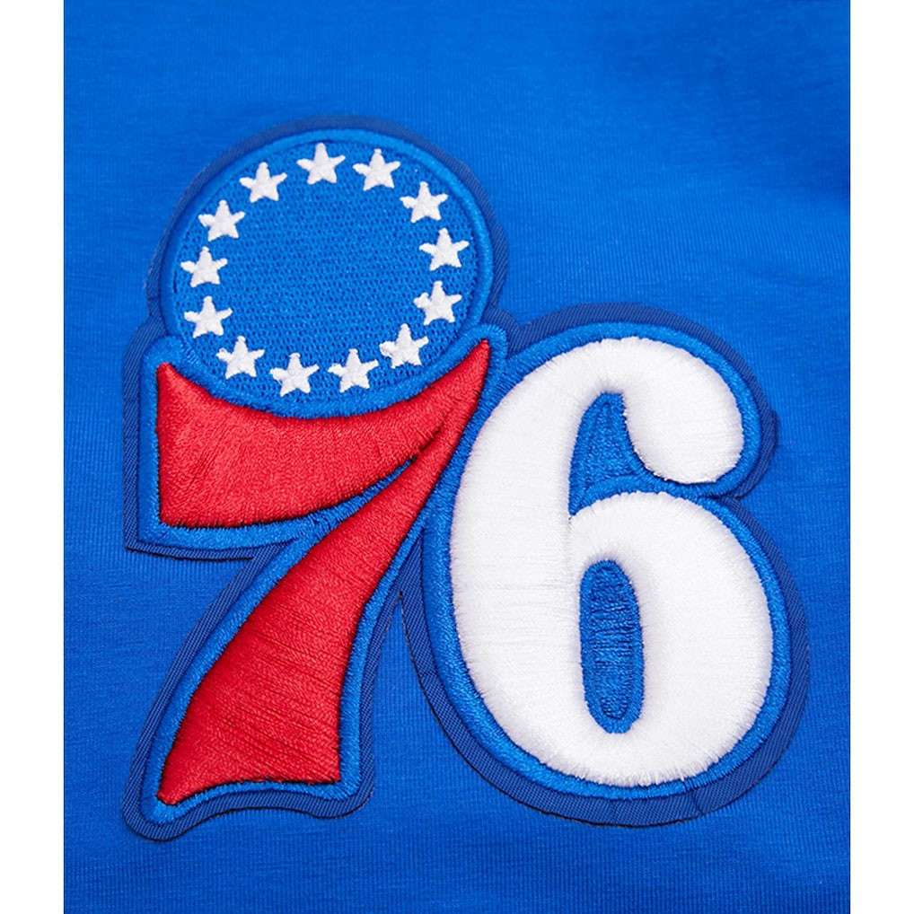 Joel Embiid, Tobias Harris, James Harden Philadelphia 76ers Pro Standard Multi Lineup T-Shirt Royal - NBA