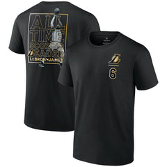 LeBron James Los Angeles Lakers NBA All-Time Scoring Record T-Shirt Black - NBA
