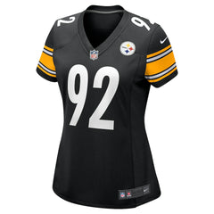 James Harrison Pittsburgh Steelers Women's Retired Game Jersey Black | Nike for Sale