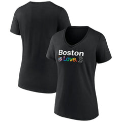 Boston Red Sox Women's City Pride V-Neck T-Shirt - MLB