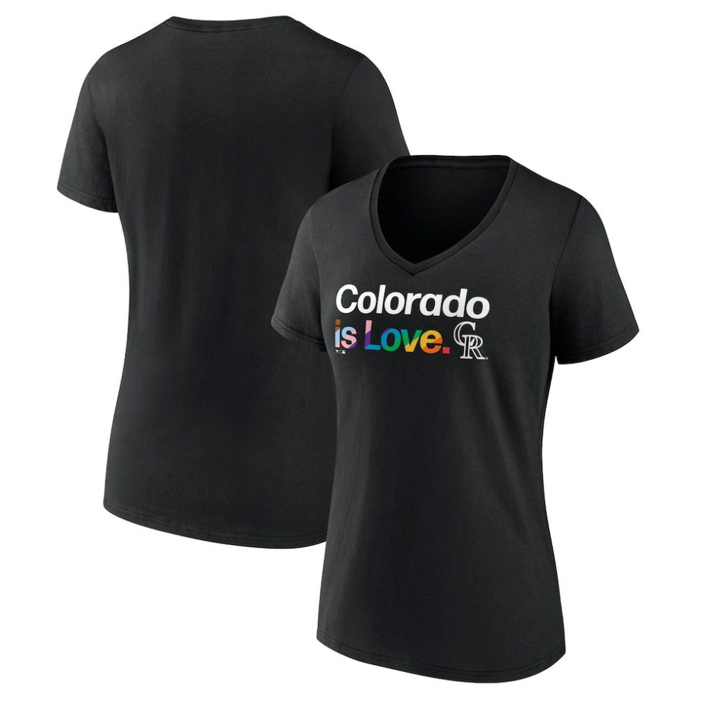 Colorado Rockies Women's City Pride V-Neck T-Shirt - MLB