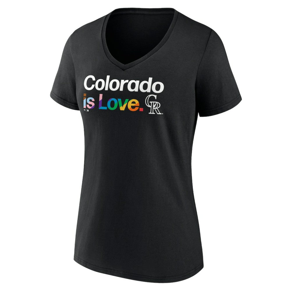Colorado Rockies Women's City Pride V-Neck T-Shirt - MLB